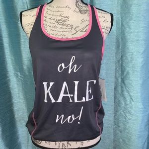 Oh Kale No workout racer back top